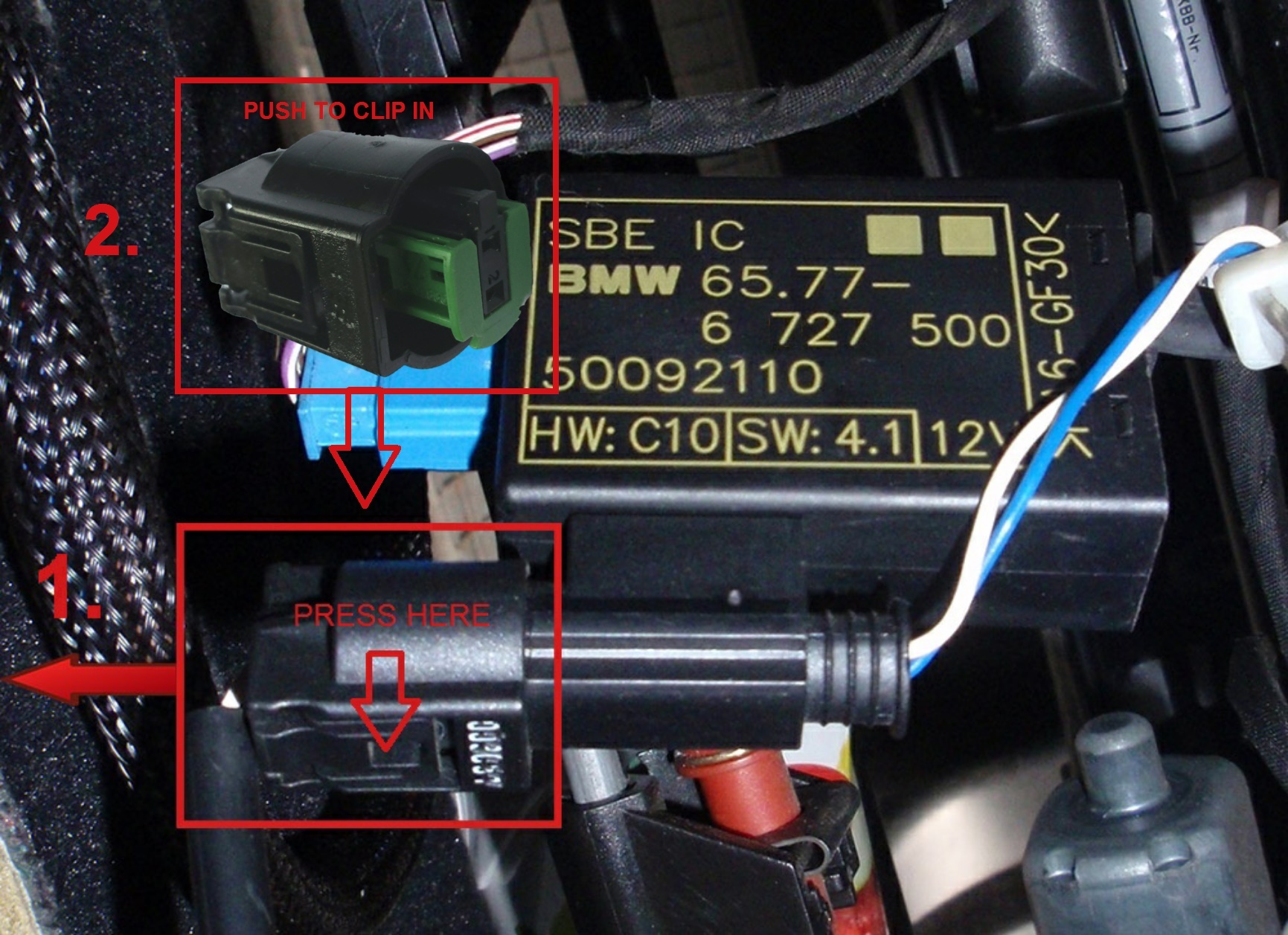 BMW passenger seat occupancy mat Airbag sensor bypass BMW ...